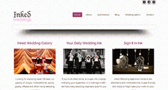 Desktop Screenshot of inkedweddings.com